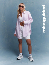 MISSGUIDED Textured Shirt Blouse With Pocket Detail